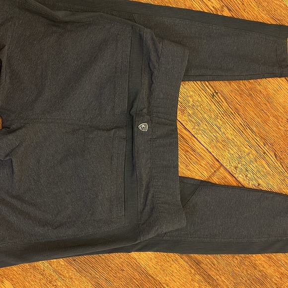 NWOT XS Kuhl Weekender tights in charcoal gray - Picture 4 of 7